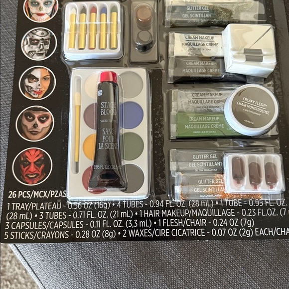 NIB Multi character Halloween Theater play face make up kit - Picture 4 of 4